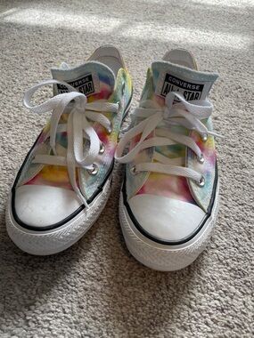 Converse Women’s Low Top Tie-Dye All Star Sneakers - Multicolor